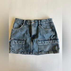 Mini jeans skirt